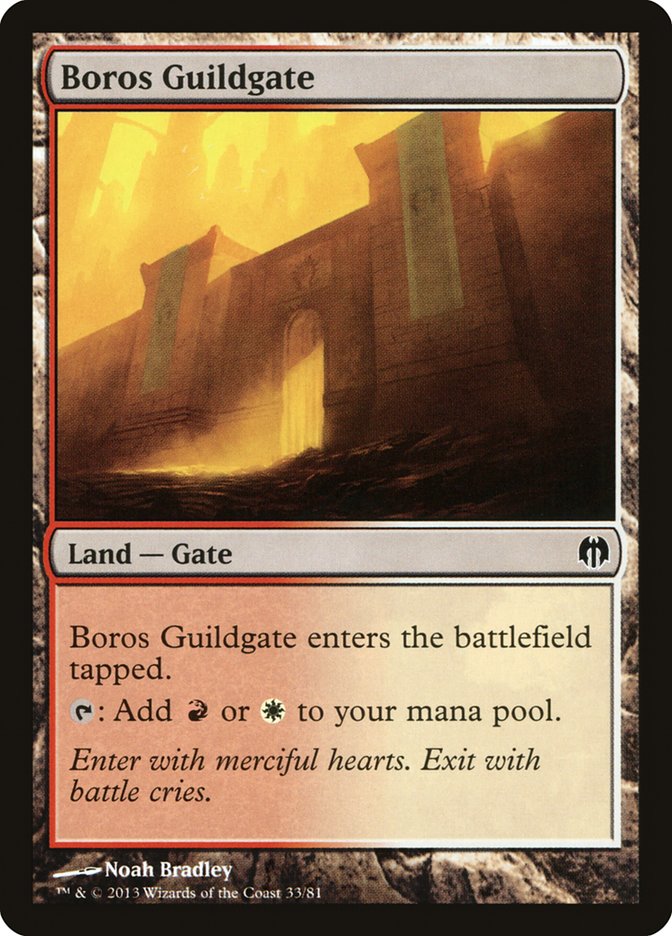 Boros Guildgate [Duel Decks: Heroes vs. Monsters] | Tables and Towers