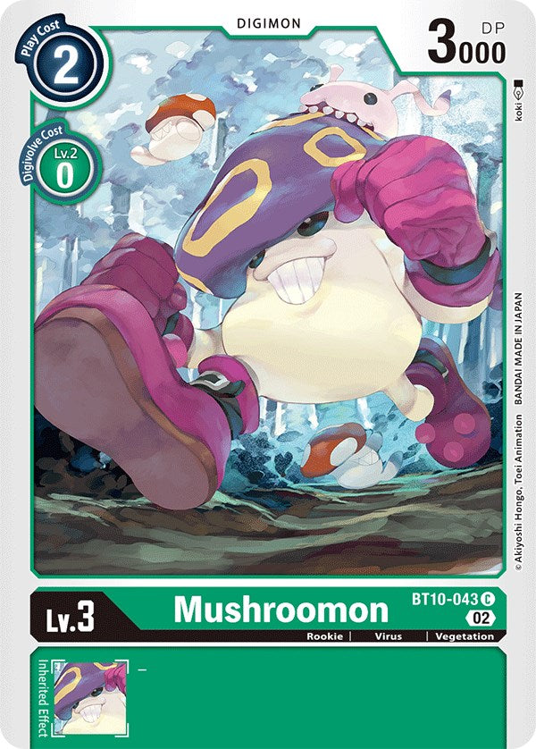 Mushroomon [BT10-043] [Xros Encounter] | Tables and Towers