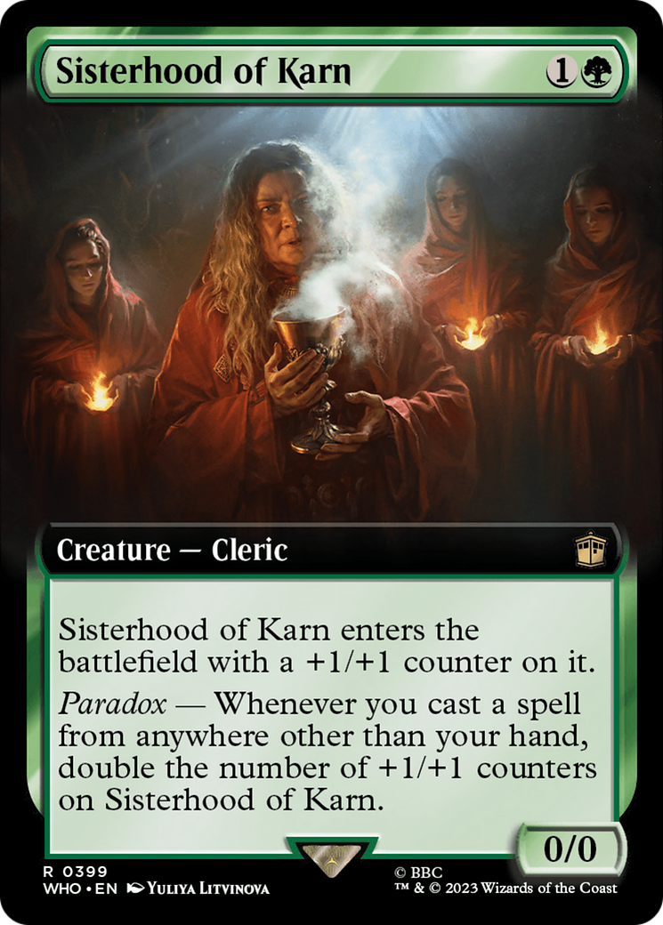 Sisterhood of Karn (Extended Art) [Doctor Who] | Tables and Towers