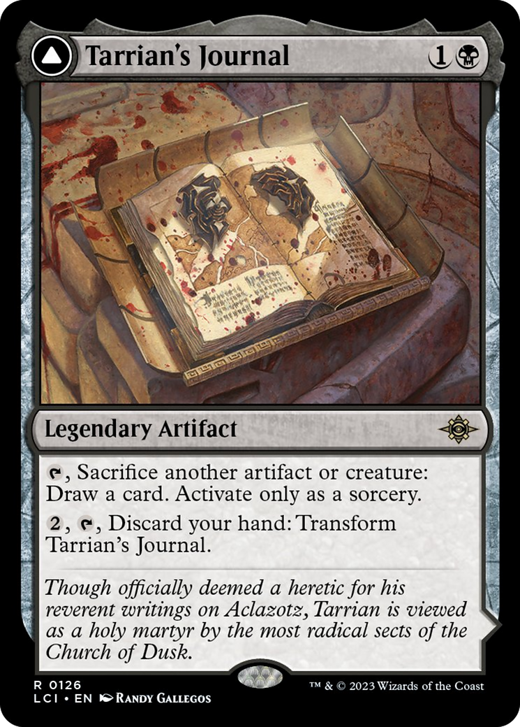 Tarrian's Journal // The Tomb of Aclazotz [The Lost Caverns of Ixalan] | Tables and Towers