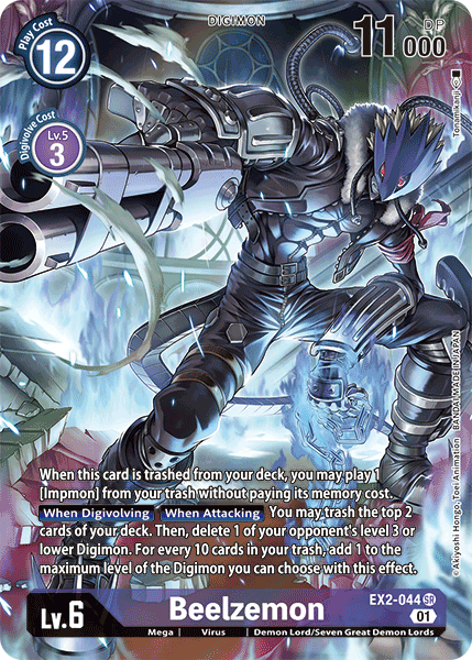 Beelzemon [EX2-044] (Alternate Art) [Digital Hazard] | Tables and Towers