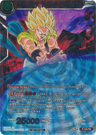 Energy Volley Gogeta (Series 7 Super Dash Pack) (P-134) [Promotion Cards] | Tables and Towers