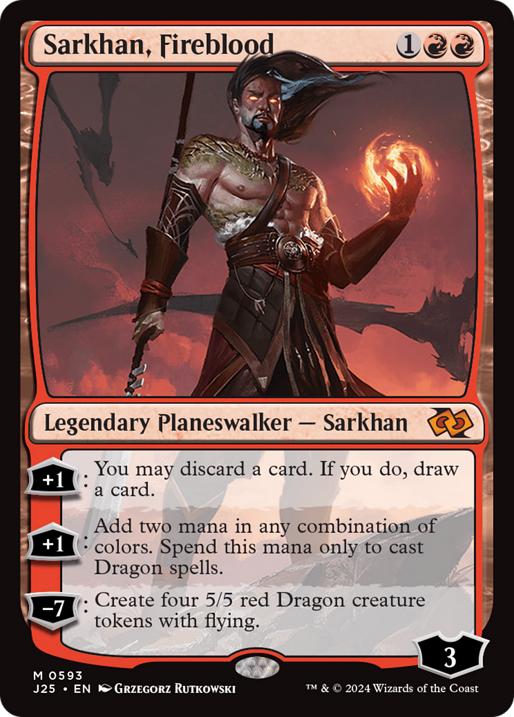 Sarkhan, Fireblood [Foundations Jumpstart] | Tables and Towers