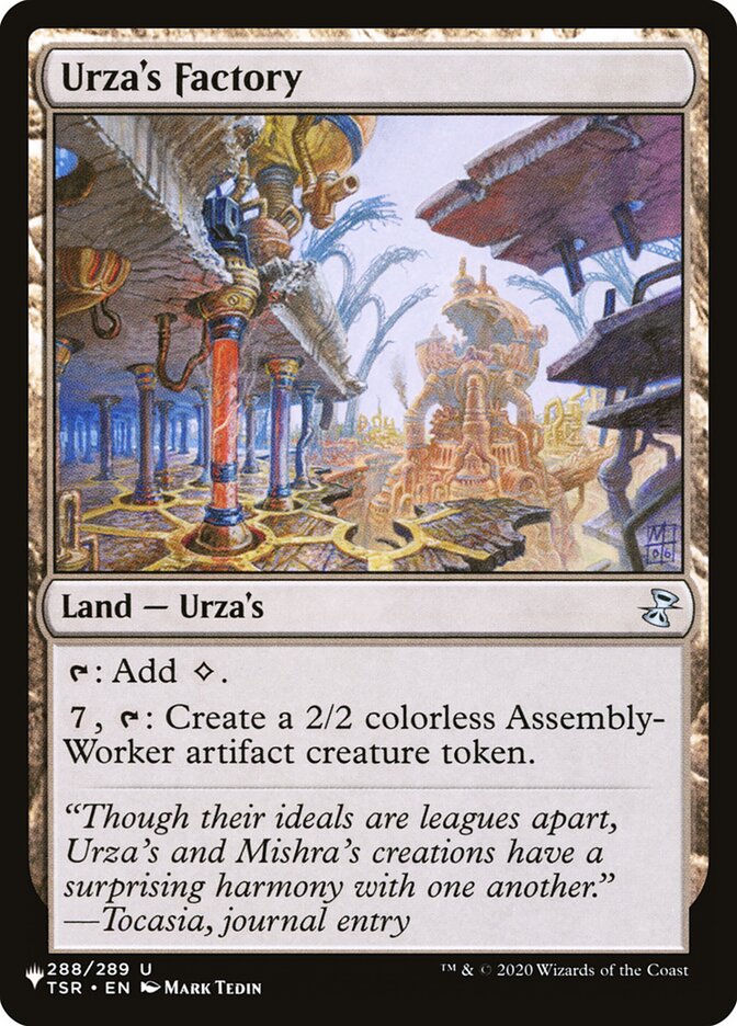 Urza's Factory [The List] | Tables and Towers