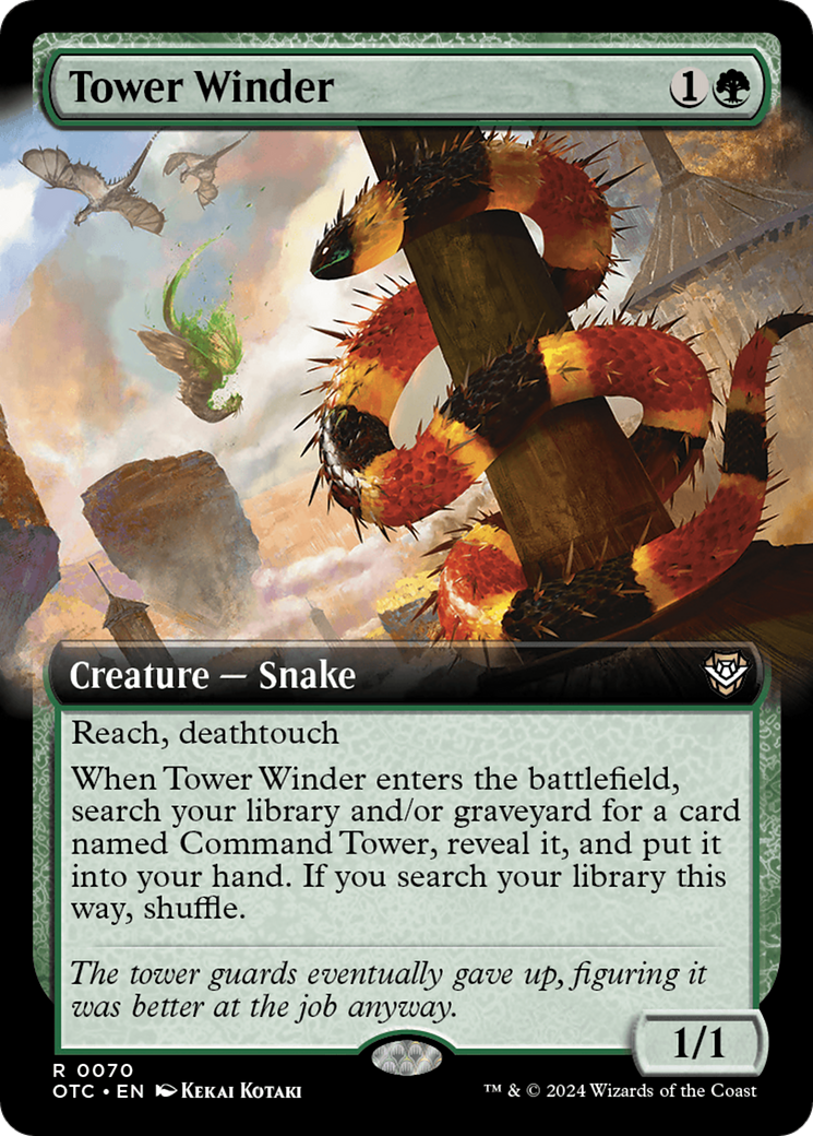 Tower Winder (Extended Art) [Outlaws of Thunder Junction Commander] | Tables and Towers