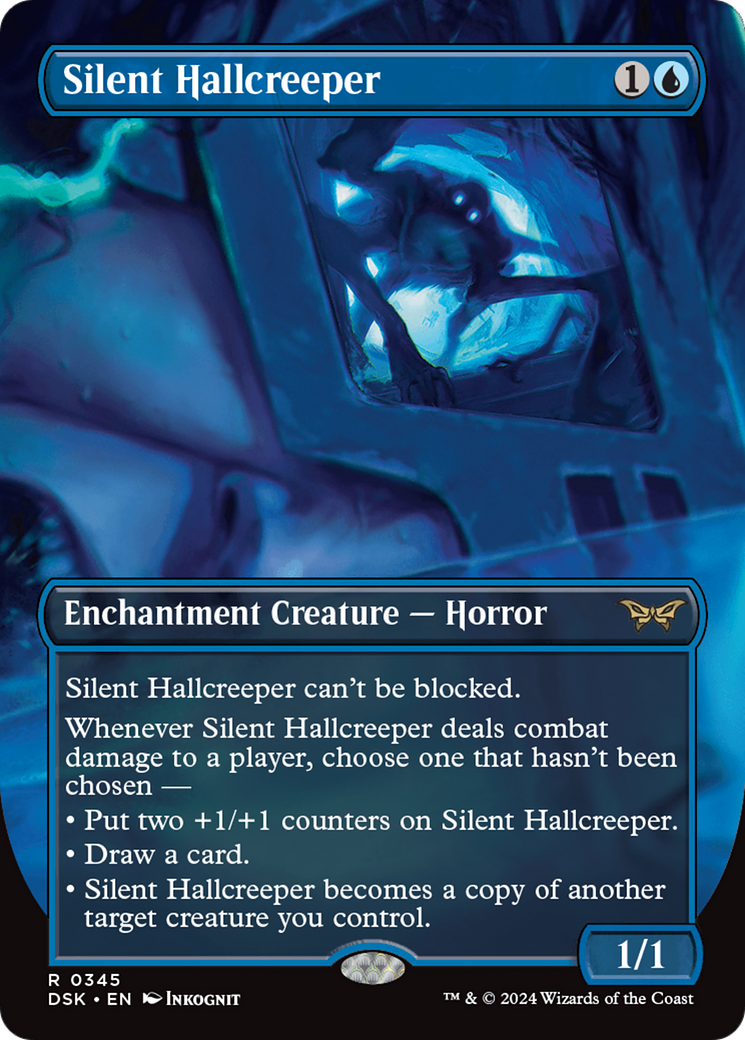 Silent Hallcreeper (Borderless) [Duskmourn: House of Horror] | Tables and Towers