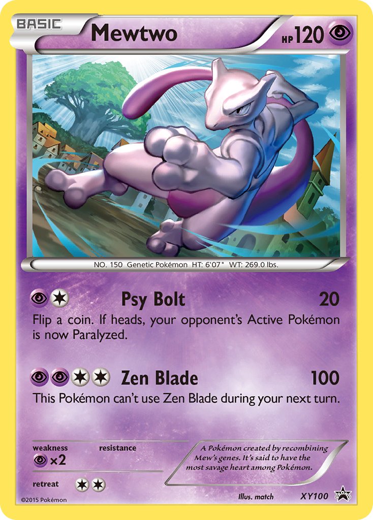 Mewtwo (XY100) [XY: Black Star Promos] | Tables and Towers