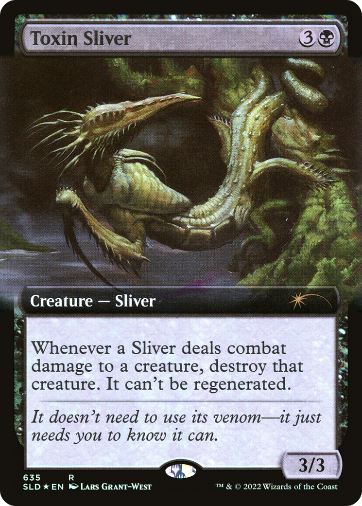 Toxin Sliver (Extended Art) [Secret Lair Drop Promos] | Tables and Towers