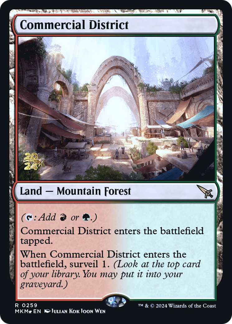 Commercial District [Murders at Karlov Manor Prerelease Promos] | Tables and Towers