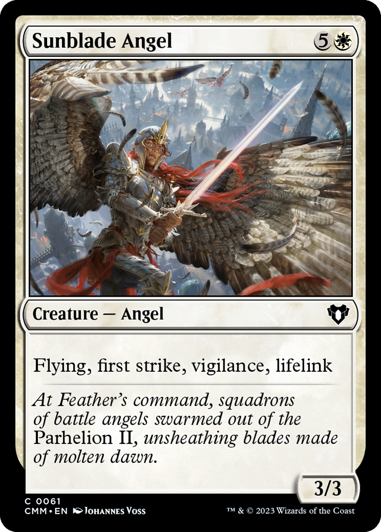 Sunblade Angel [Commander Masters] | Tables and Towers