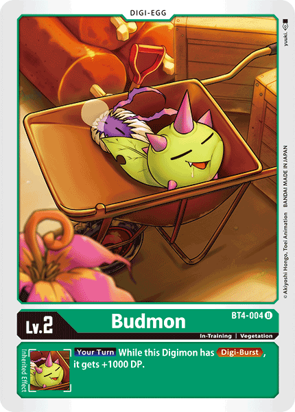 Budmon [BT4-004] [Great Legend] | Tables and Towers