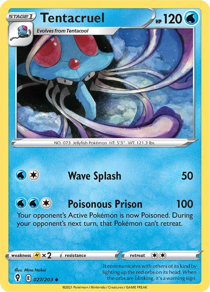 Tentacruel (027/203) [Sword & Shield: Evolving Skies] | Tables and Towers