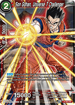 Son Gohan, Universe 7 Challenger (Unison Warrior Series Boost Tournament Pack Vol. 7) (P-364) [Tournament Promotion Cards] | Tables and Towers