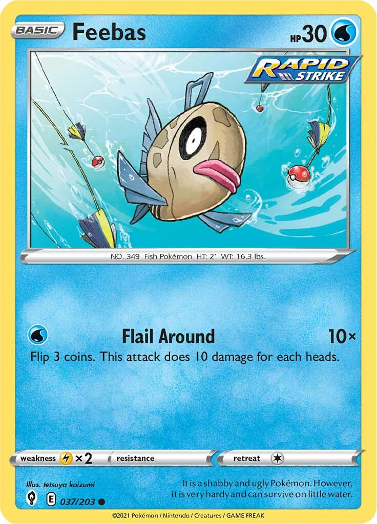 Feebas (037/203) [Sword & Shield: Evolving Skies] | Tables and Towers