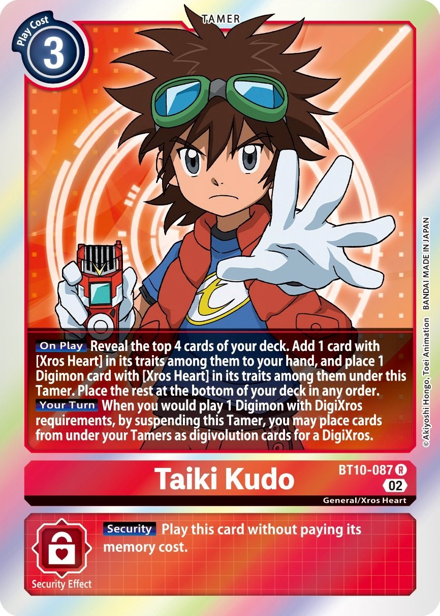 Taiki Kudo [BT10-087] [Xros Encounter] | Tables and Towers