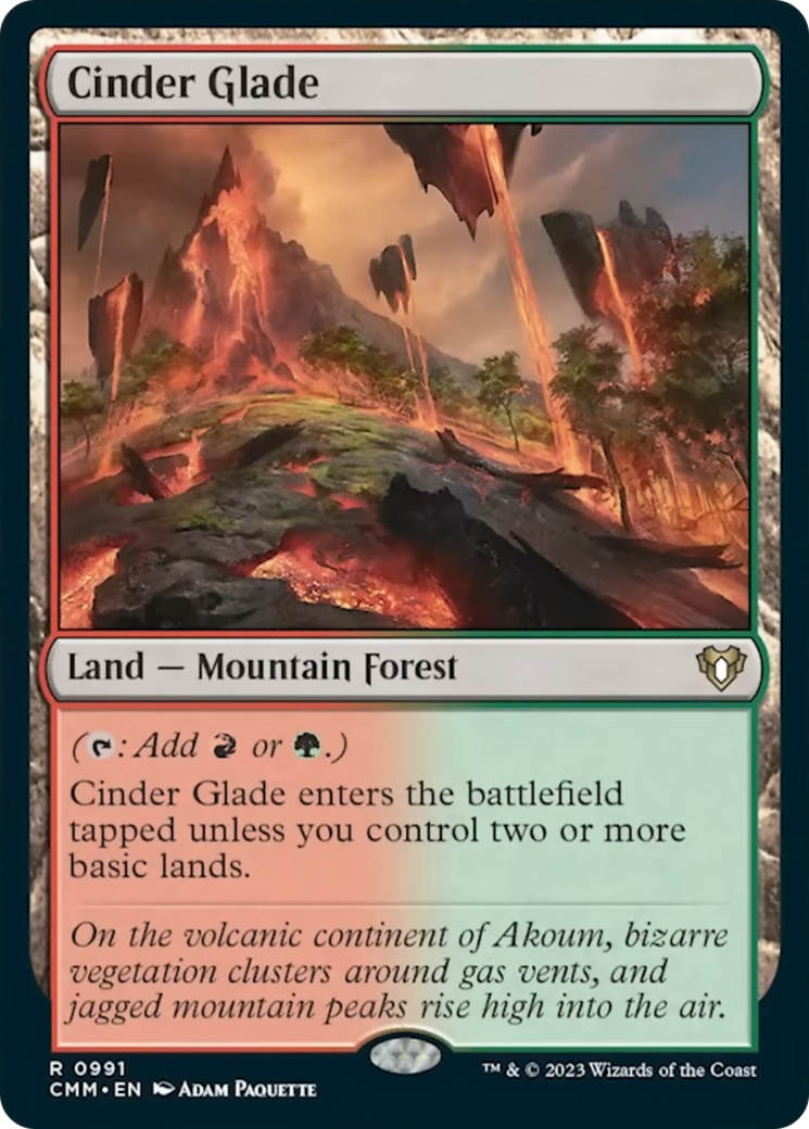 Cinder Glade [Commander Masters] | Tables and Towers