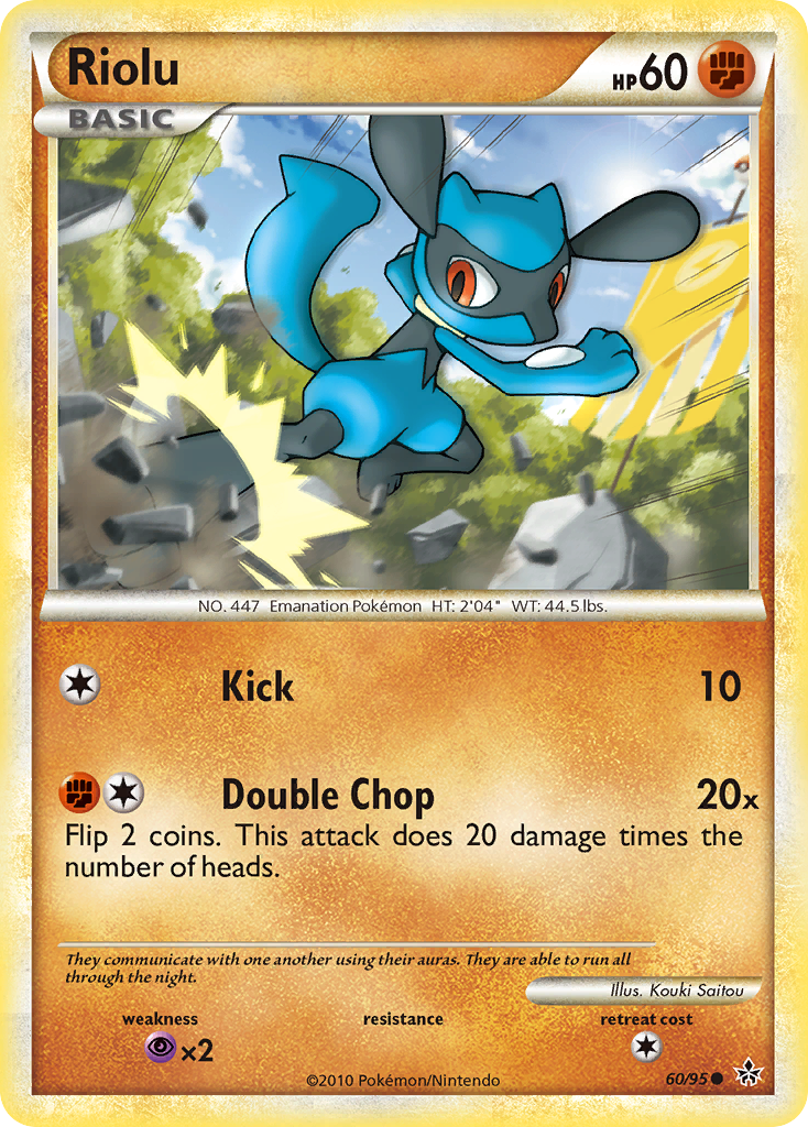 Riolu (60/95) [HeartGold & SoulSilver: Unleashed] | Tables and Towers