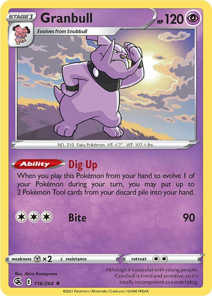 Granbull (116/264) [Sword & Shield: Fusion Strike] | Tables and Towers