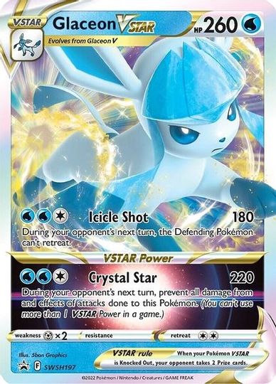 Glaceon VSTAR (SWSH197) [Sword & Shield: Black Star Promos] | Tables and Towers