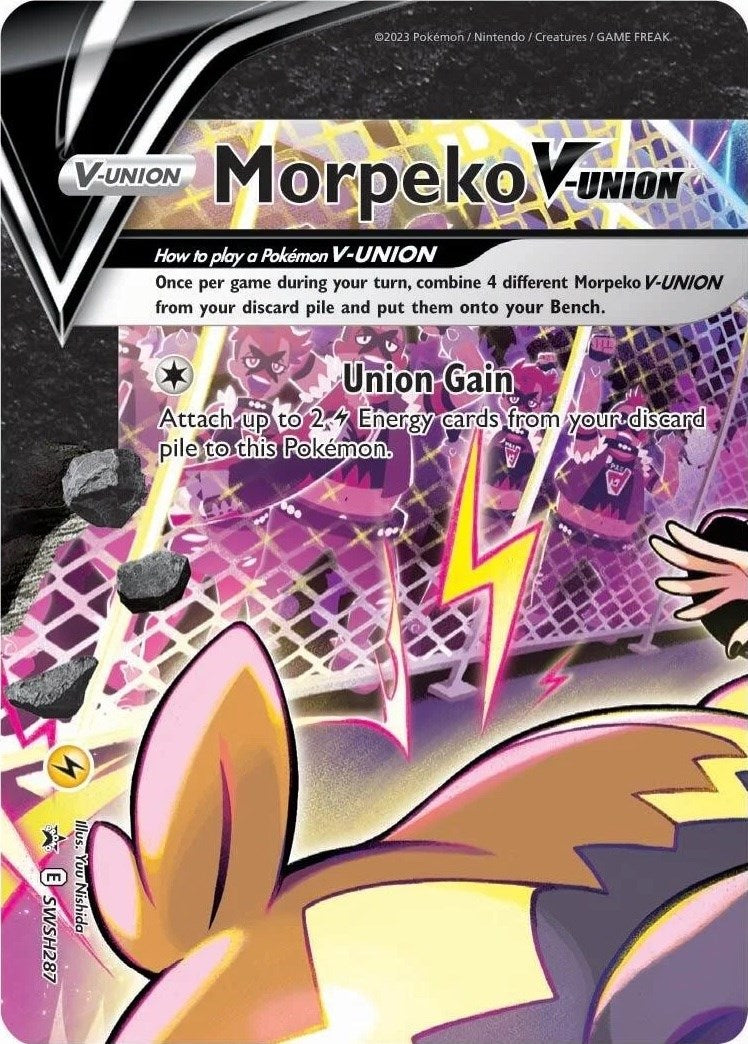 Morpeko V-Union (SWSH287) [Sword & Shield: Black Star Promos] | Tables and Towers