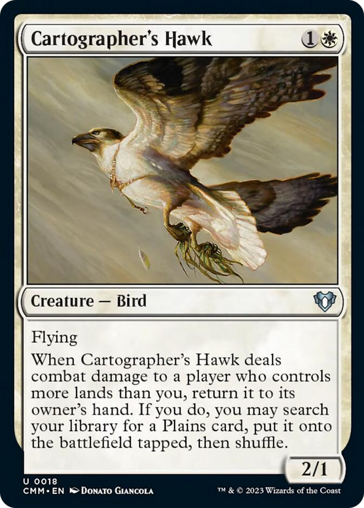 Cartographer's Hawk [Commander Masters] | Tables and Towers