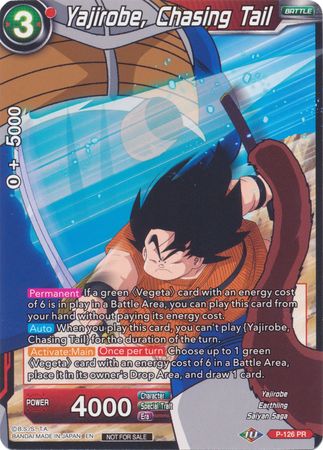 Yajirobe, Chasing Tail (Shop Tournament: Assault of Saiyans) (P-126) [Promotion Cards] | Tables and Towers