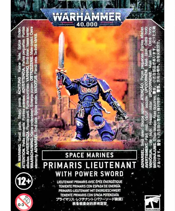 Space Marines: Primaris Lieutenant with Power Sword | Tables and Towers