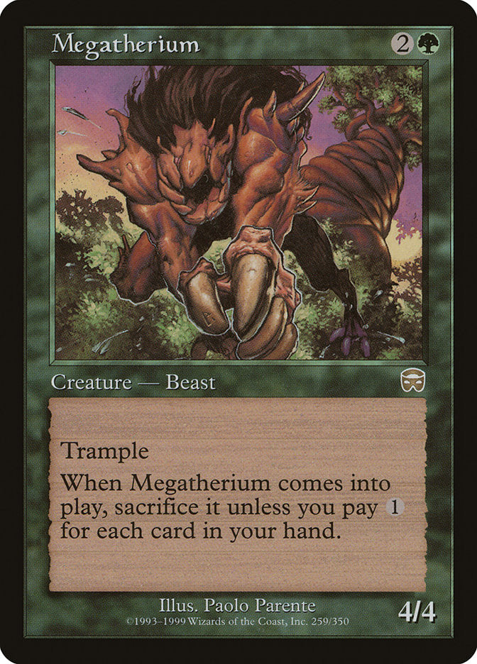 Megatherium [Mercadian Masques] | Tables and Towers