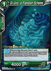 Dr.Uiro, a Fiendish Scheme (BT8-056_PR) [Malicious Machinations Prerelease Promos] | Tables and Towers