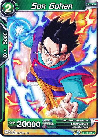 Son Gohan (Green) (BT11-076) [Vermilion Bloodline] | Tables and Towers