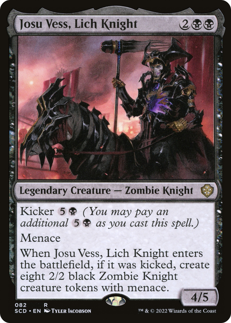 Josu Vess, Lich Knight [Starter Commander Decks] | Tables and Towers