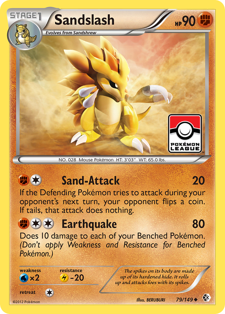 Sandslash (79/149) [Black & White: Boundaries Crossed] | Tables and Towers