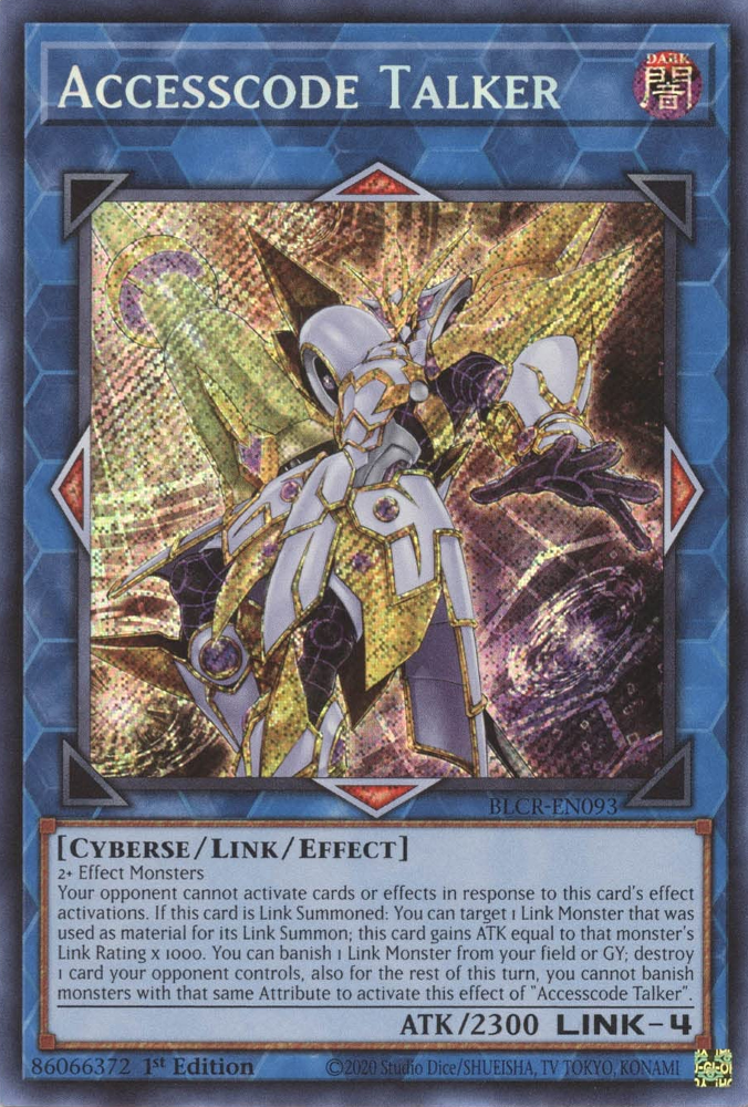 Accesscode Talker (Starlight Rare) [BLCR-EN093] Secret Rare | Tables and Towers