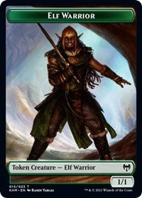 Elf Warrior // Koma's Coil Double-Sided Token [Kaldheim Tokens] | Tables and Towers