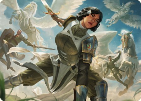 Resolute Reinforcements Art [Dominaria United Art Series] | Tables and Towers