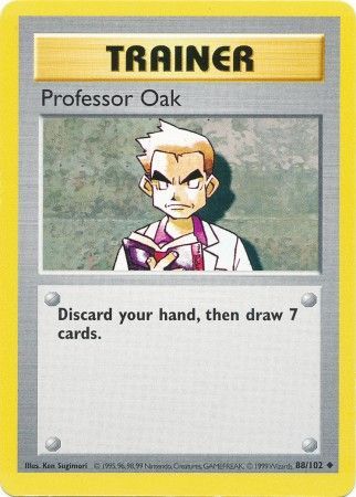 Professor Oak (88/102) [Base Set Shadowless Unlimited] | Tables and Towers