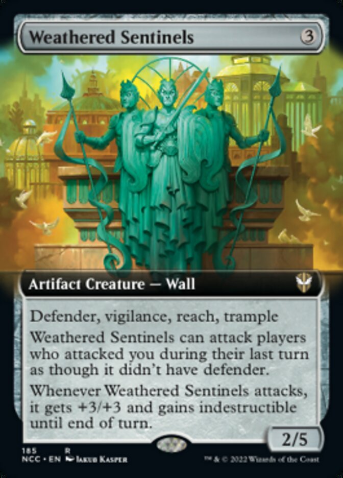 Weathered Sentinels (Extended Art) [Streets of New Capenna Commander] | Tables and Towers