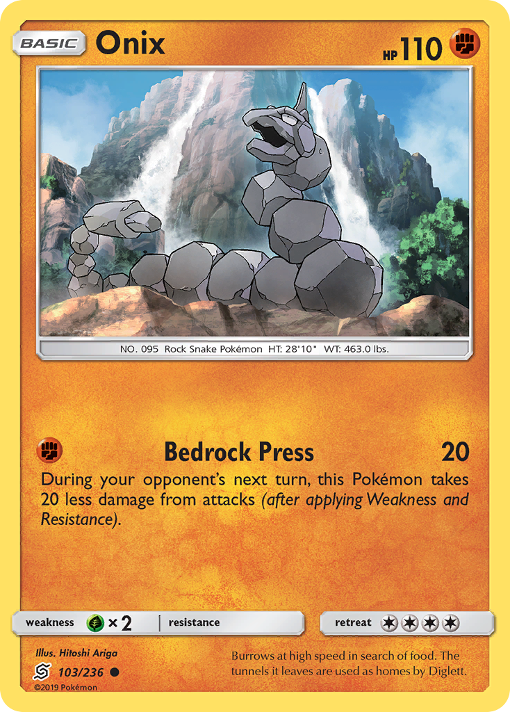 Onix (103/236) [Sun & Moon: Unified Minds] | Tables and Towers