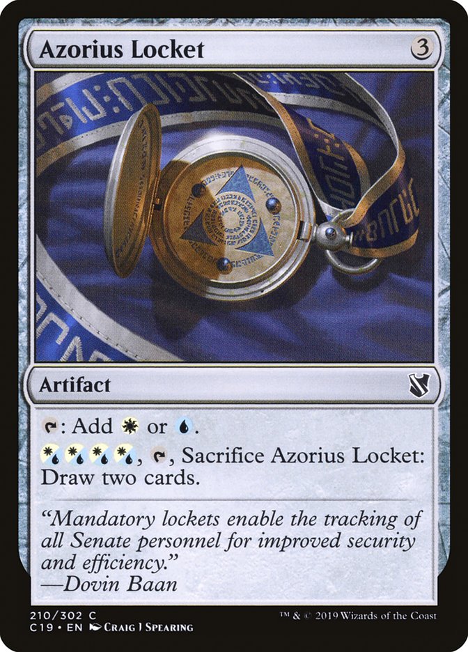 Azorius Locket [Commander 2019] | Tables and Towers