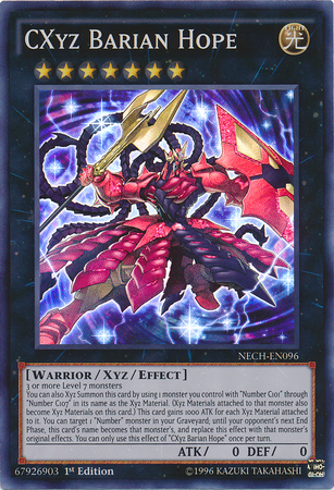 CXyz Barian Hope [NECH-EN096] Super Rare | Tables and Towers