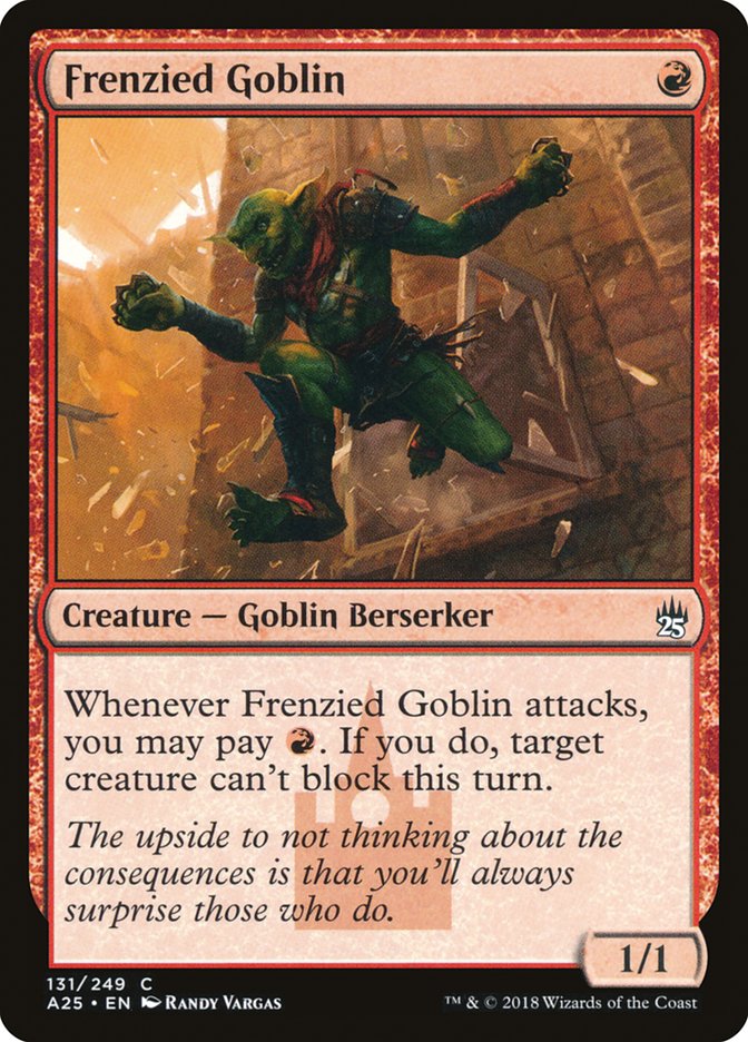 Frenzied Goblin [Masters 25] | Tables and Towers