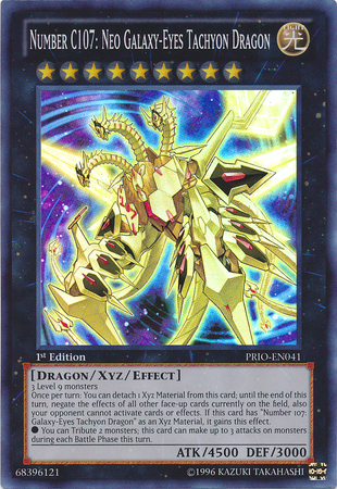 Number C107: Neo Galaxy-Eyes Tachyon Dragon [PRIO-EN041] Ultimate Rare | Tables and Towers