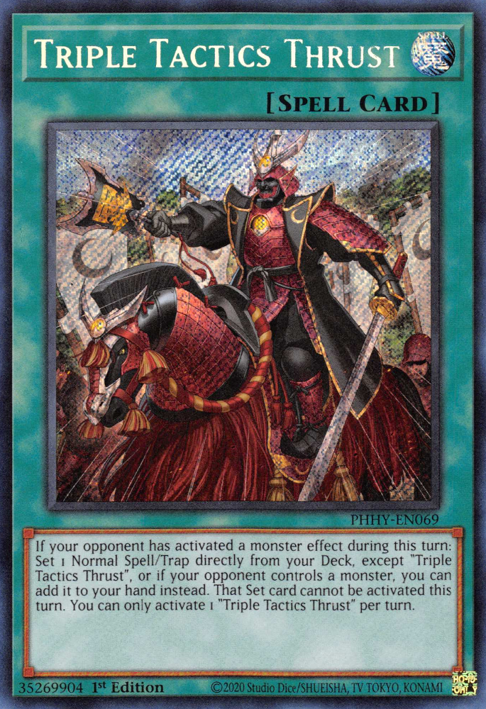 Triple Tactics Thrust [PHHY-EN069] Secret Rare | Tables and Towers