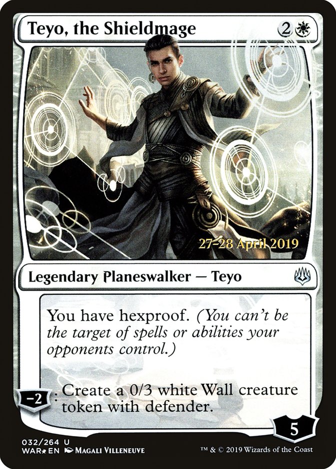 Teyo, the Shieldmage [War of the Spark Prerelease Promos] | Tables and Towers