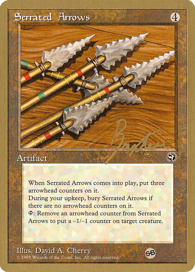 Serrated Arrows (George Baxter) (SB) [Pro Tour Collector Set] | Tables and Towers