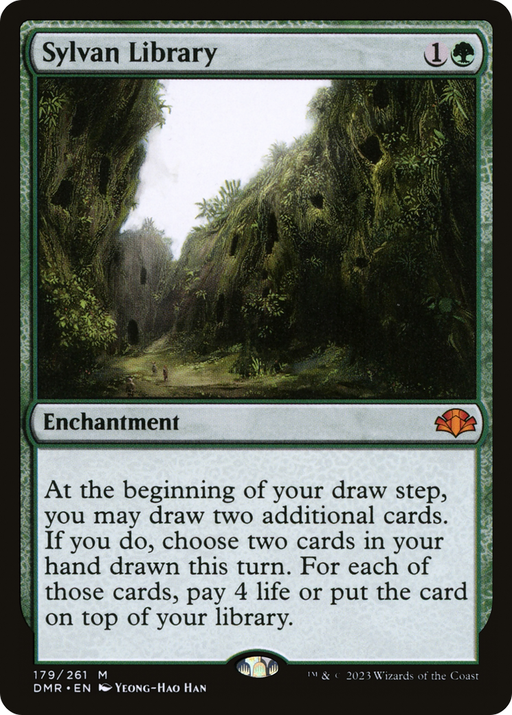 Sylvan Library [Dominaria Remastered] | Tables and Towers