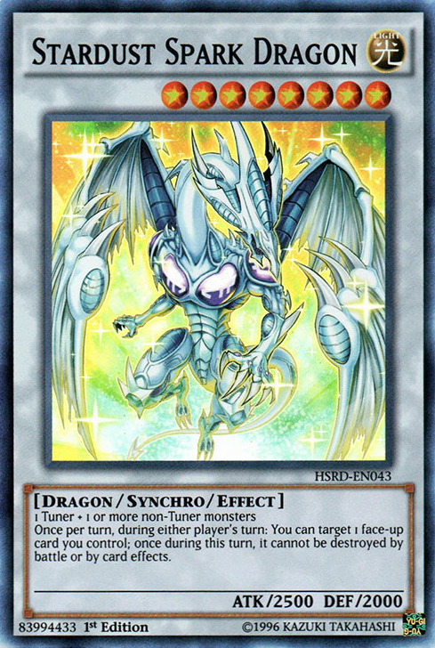 Stardust Spark Dragon [HSRD-EN043] Super Rare | Tables and Towers