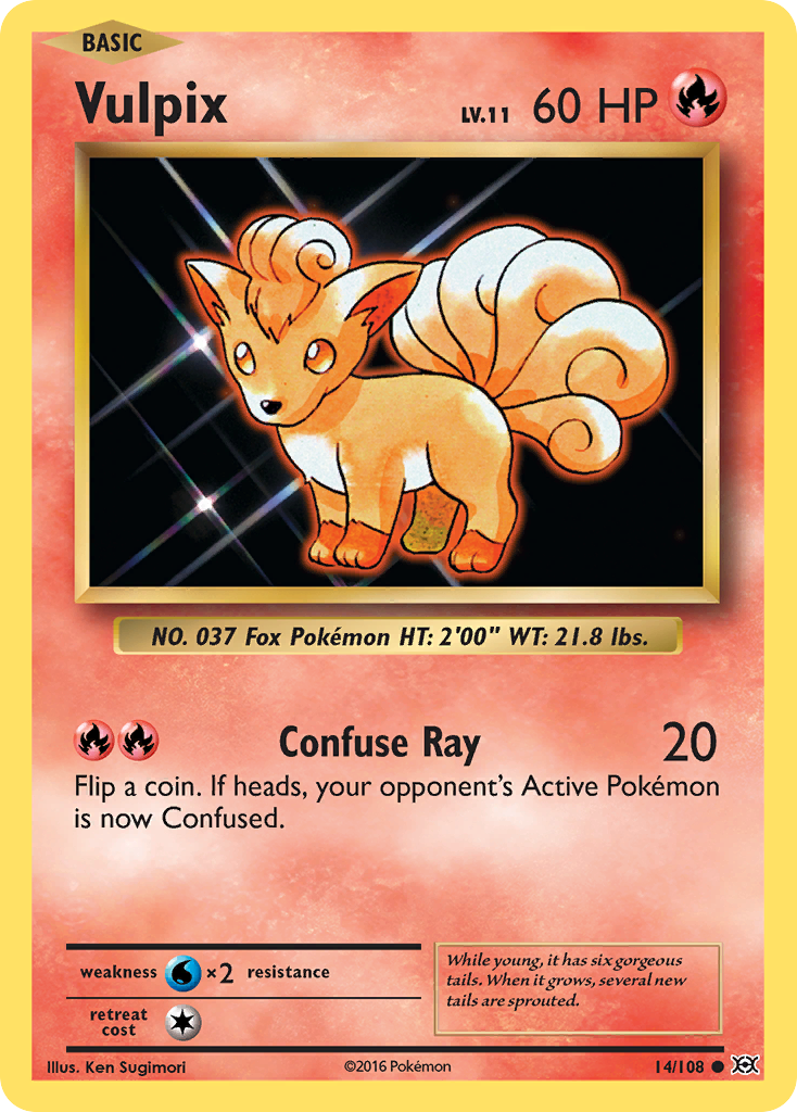 Vulpix (14/108) [XY: Evolutions] | Tables and Towers