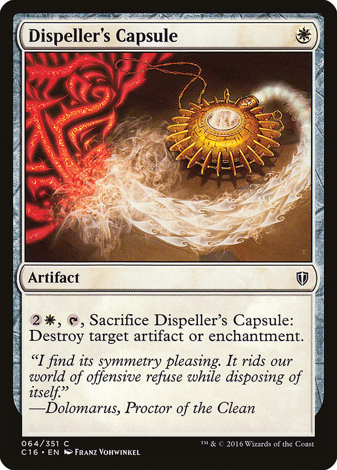 Dispeller's Capsule [Commander 2016] | Tables and Towers