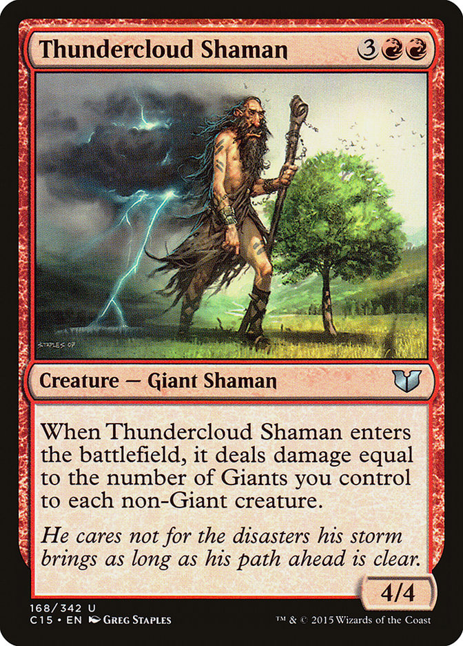 Thundercloud Shaman [Commander 2015] | Tables and Towers